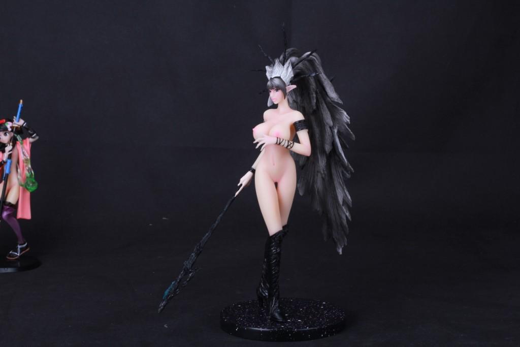 Lineage II 2 DarkElf 1/6 naked anime figures resin figure girl