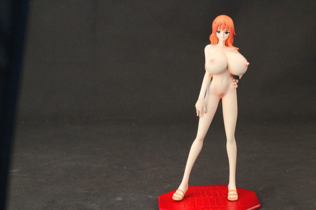 One piece anime Nami huge breasts ver. naked anime girl figure resin action figures