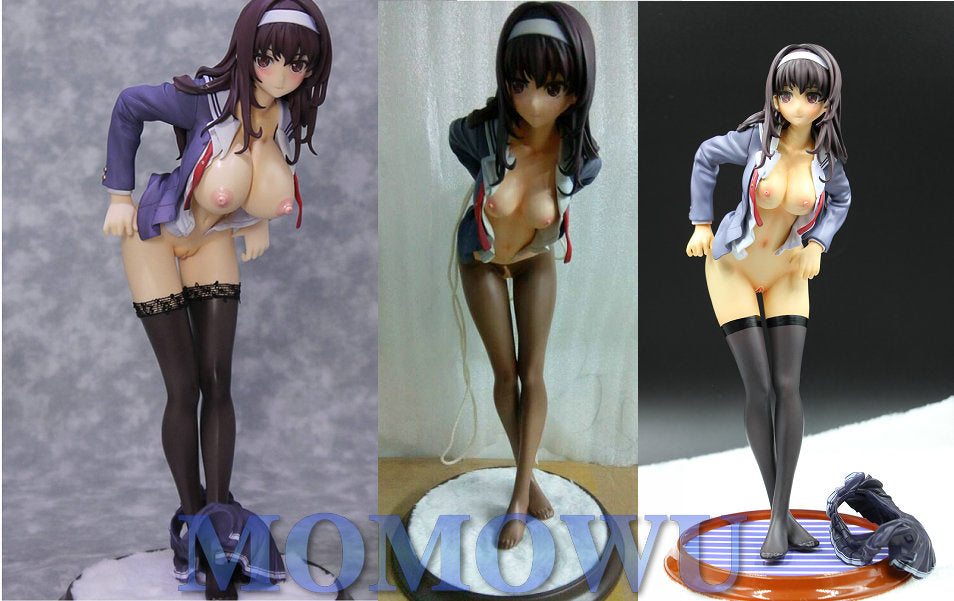 Japanese anime action figures Saenai Heroine No Sodatekata kasumigaoka utaha 1/6 naked anime figures anime girl figure